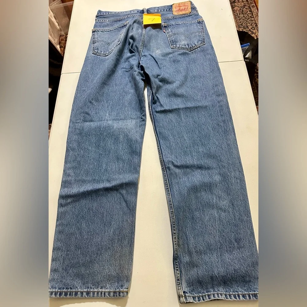 Men’s Levi’s 550 Jeans, dark stone wash, relaxed fit, 36x34.  MULTIPLE PAIRS!